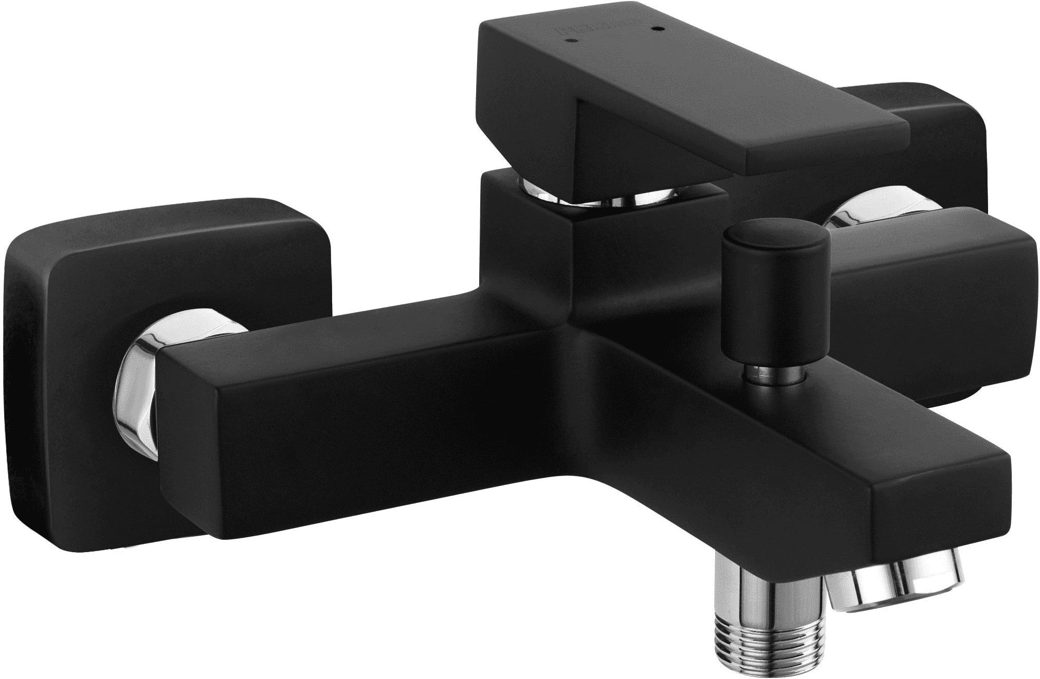 Bateria wannowa Ferro Zicco ścienne czarny