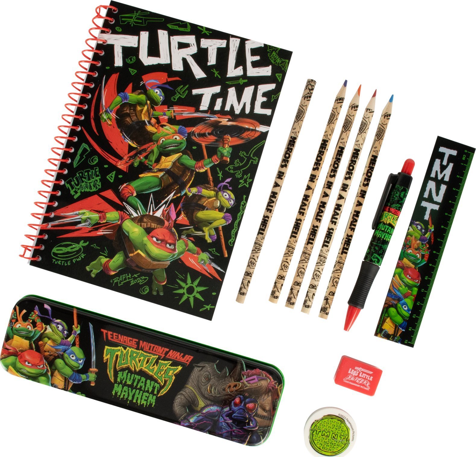 Piórnik Thumbs Up ThumbsUP! Stationery Wallet -Bumper Compact - TMNT-Mayhem