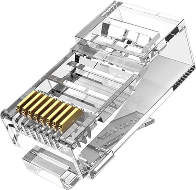 Vention Wtyczka modułowa RJ45 kat.6 UTP Vention IDDR0-50 przezroczysta opakowanie 50 szt.