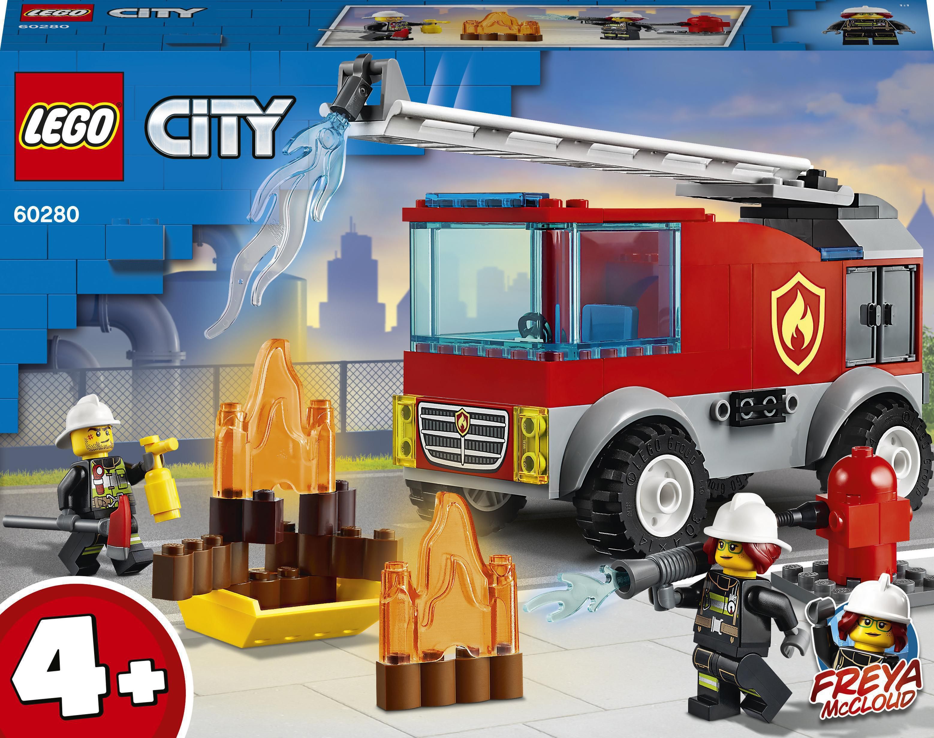 LEGO City Wóz strażacki z drabiną (60280)