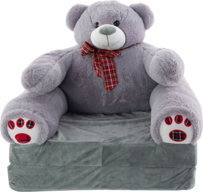 EURObaby EUROBABY ZABAWKI Miś plusz dn15-0013-sofa grey