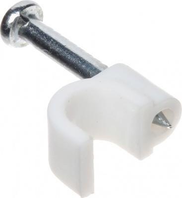 Organizer Uchwyt montażowy Biały 100 sztuk (TRZ-4*P100)