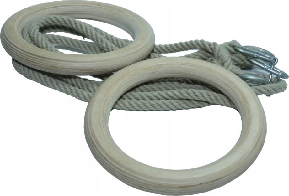 Drewniane Kółka Gimnastyczne Z Liną