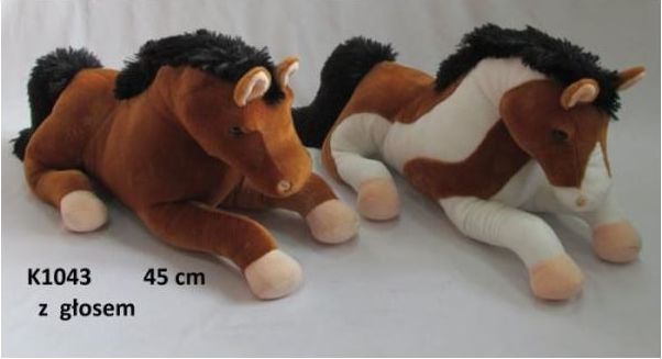 Sun-Day Koń 2 kolory z głosem 45cm