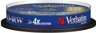 Verbatim DVD+RW 4.7 GB 4x 10 sztuk (43488)
