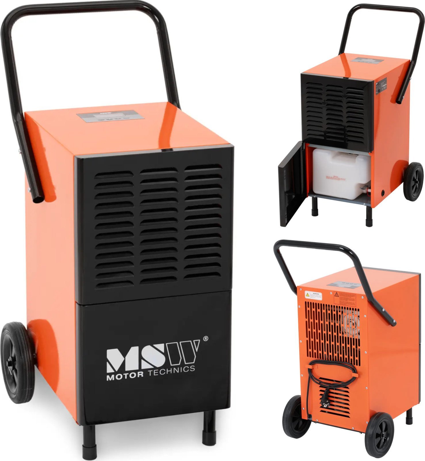 Osuszacz powietrza pochłaniacz wilgoci na kółkach 500 m3/h do 62 m2 650 W Osuszacz powietrza pochłaniacz wilgoci na kółkach 500 m3/h do 62 m2 650 W