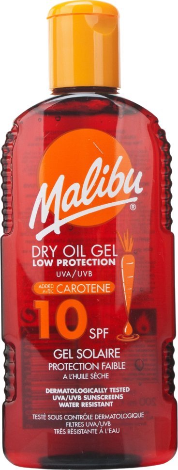 Malibu Malibu Dry Oil Gel Suchy Olejek W Żelu SPF10 200ml