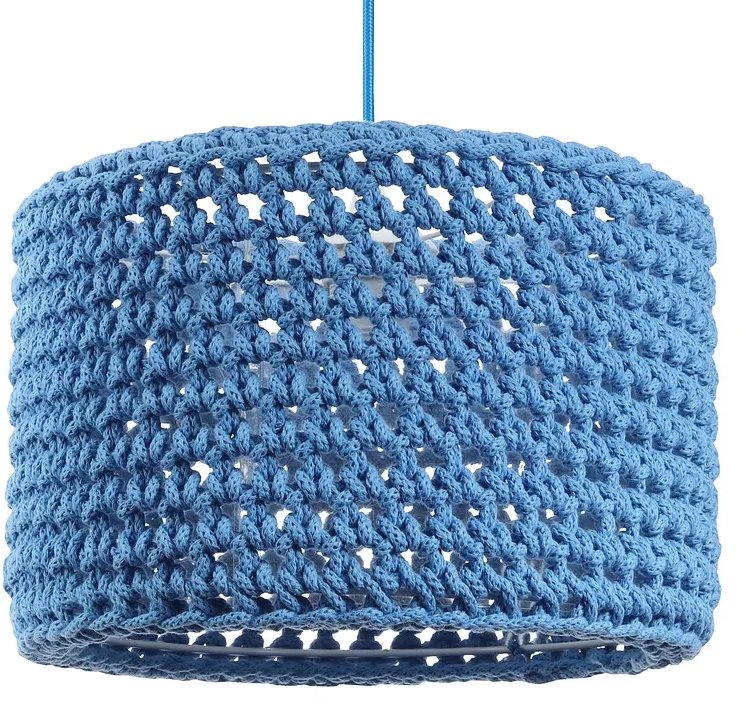 Lampa wisząca COTTON 30 niebieska BPS KONCEPT