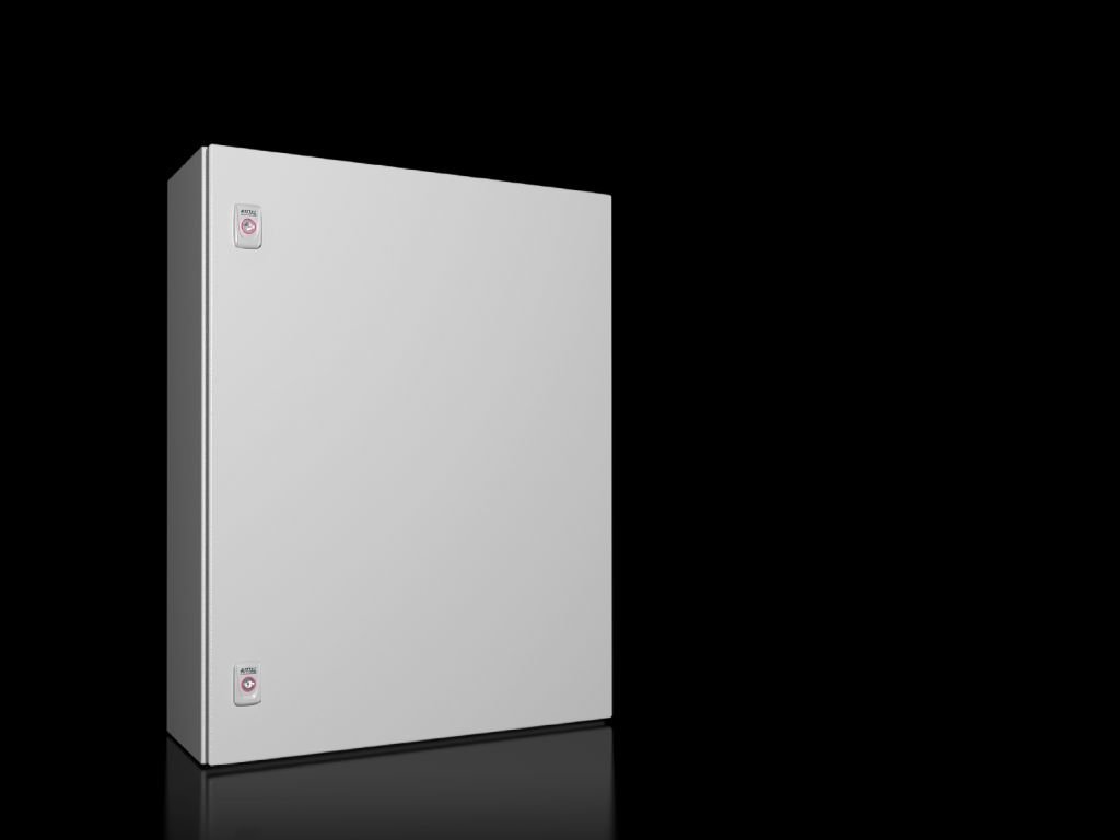 Rittal AX Obudowa kompaktowa 600x760x210 mm blacha stalowa z pł. mont. jednodrzwiowa 2 zamki dźwigienkowe 1076.000