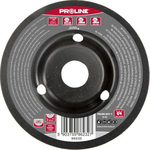 Profix TARCZA SKOŚNA TARNIK DROBNE ZĘBY TYP B 125MM PROLINE