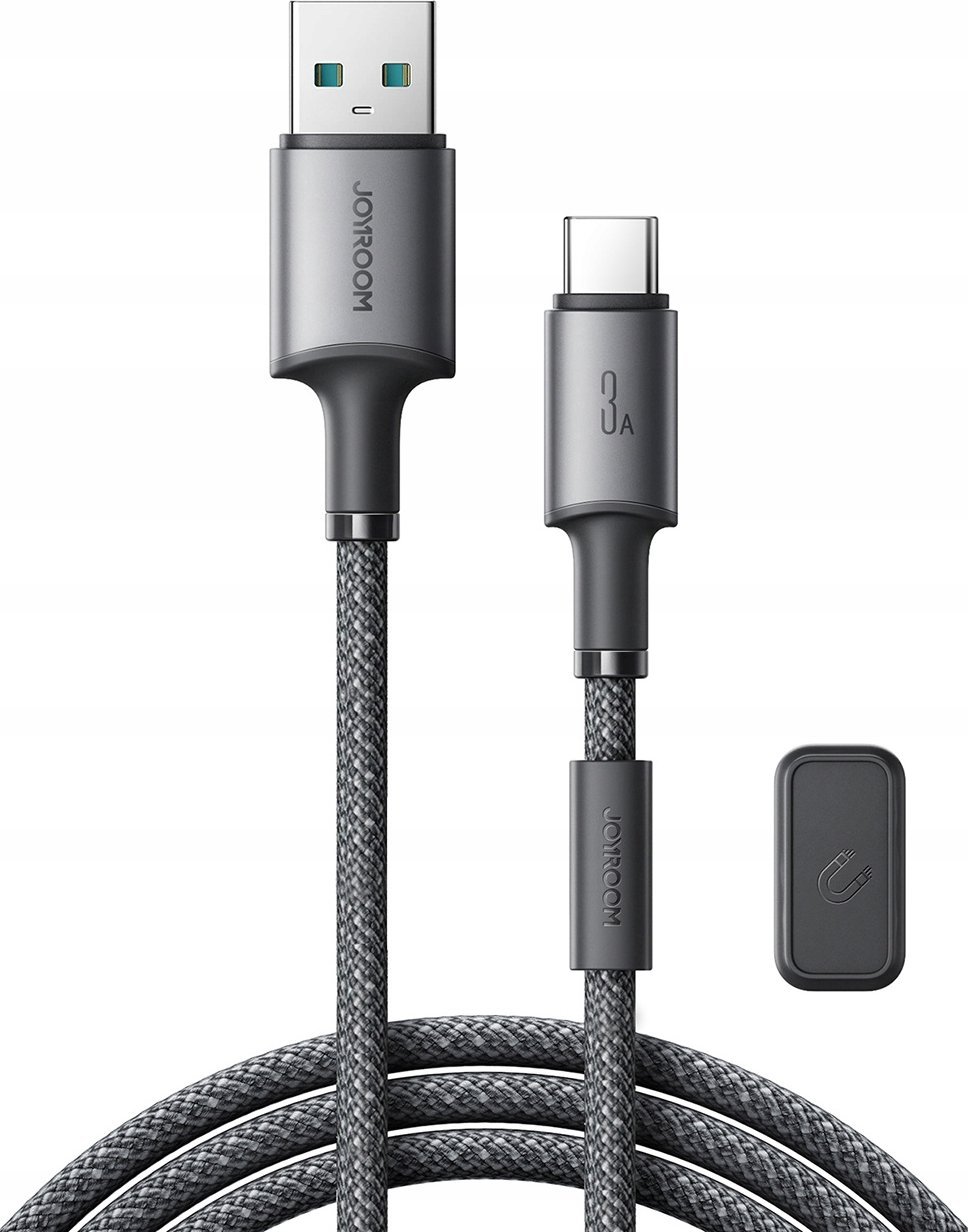 Kabel USB Joyroom USB-A - USB-C 1.2 m Szary (JYR1120)