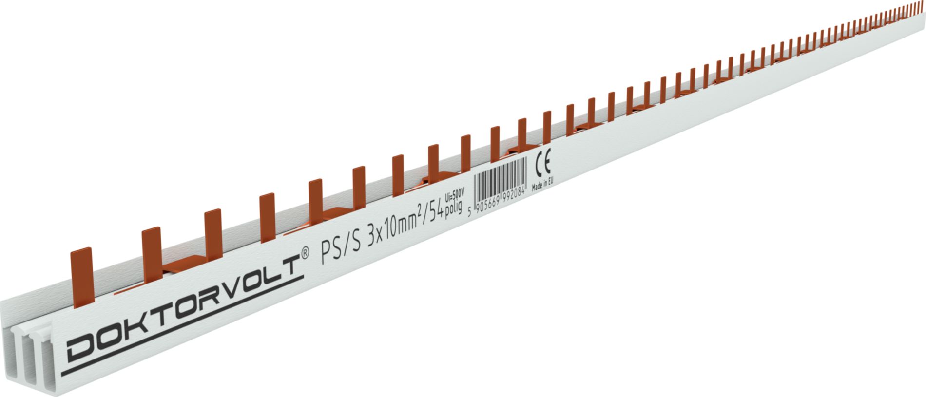 Doktorvolt Szyna łączeniowa sztyftowa PS/S 3-fazowa 54-modułowa 10mm2 63A 2084