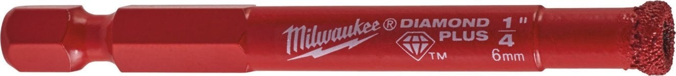 MILWAUKEE DIAMOND CROWN HEX 6mm