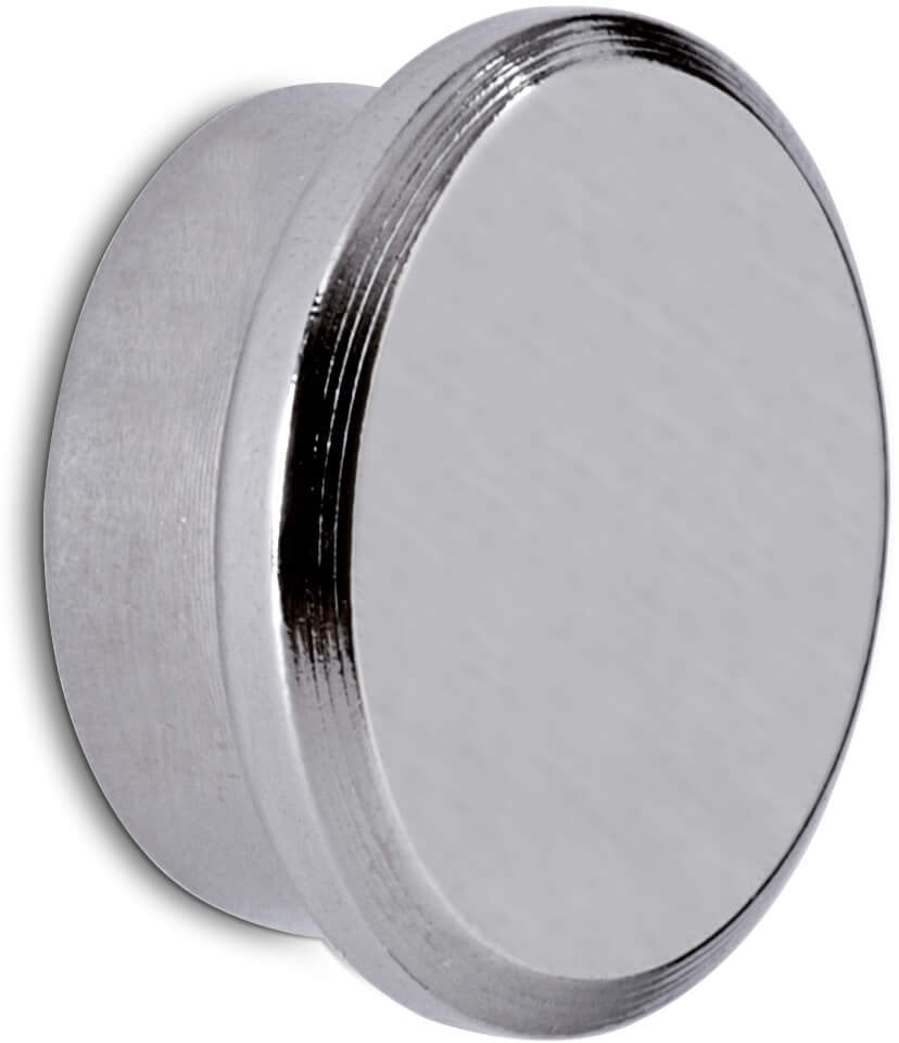 MAUL Neodym-Kraftmagnet,  22 mm , 8 kg, 2 St. hellsilber