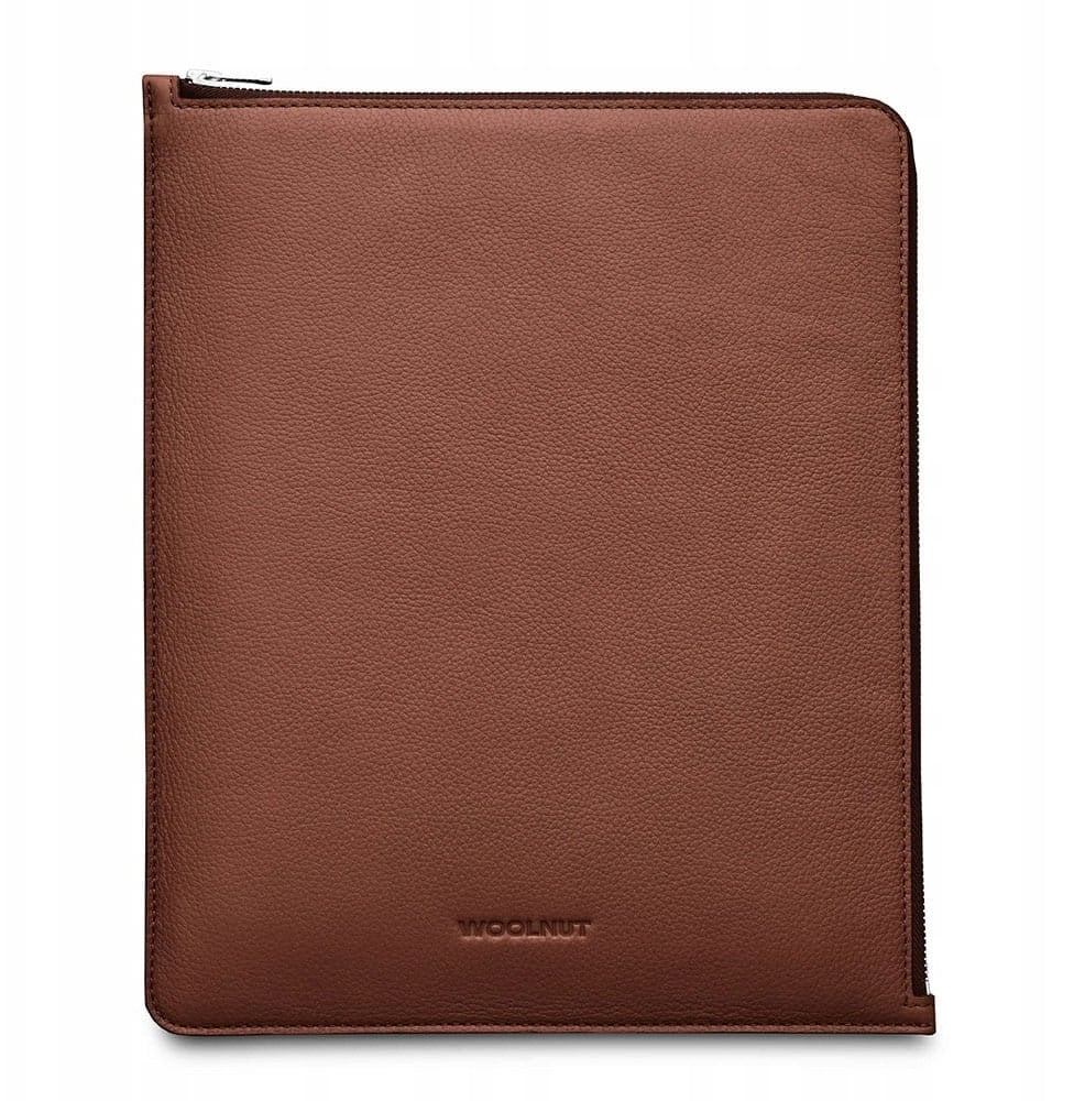 Woolnut Leather Folio Case for iPad Pro 13" & Air, Cognac