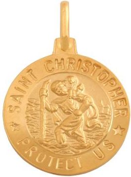 Rodium Dewocjonalia Medalik złoty