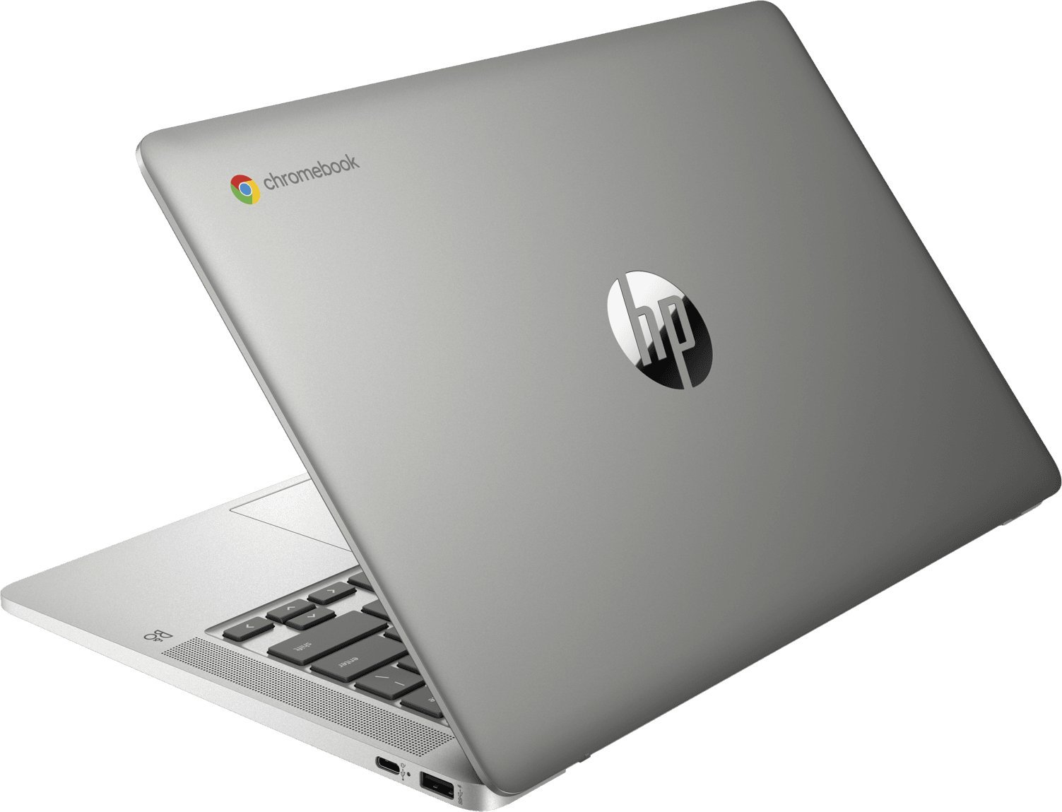 Laptop HP Laptop HP Chromebook 14a-na0050nd / 9ZA40EA / Intel N4000 / 4GB / eMMC 64 GB / Intel UHD / FullHD / Chrome OS / Srebrny