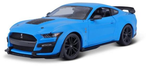 MAISTO 31452-77 Ford Mustang Shelby GT500 rok 2020 niebieski