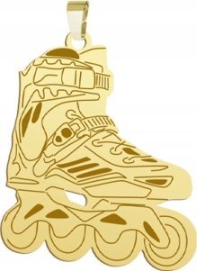 Radziszewska Jewellery Pozłacana Zawieszka ROLKI GRAWER GRATIS