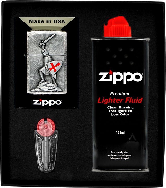 Zestaw ZIPPO Zapalniczka CRUSADE VICTORY Prezentowy No1