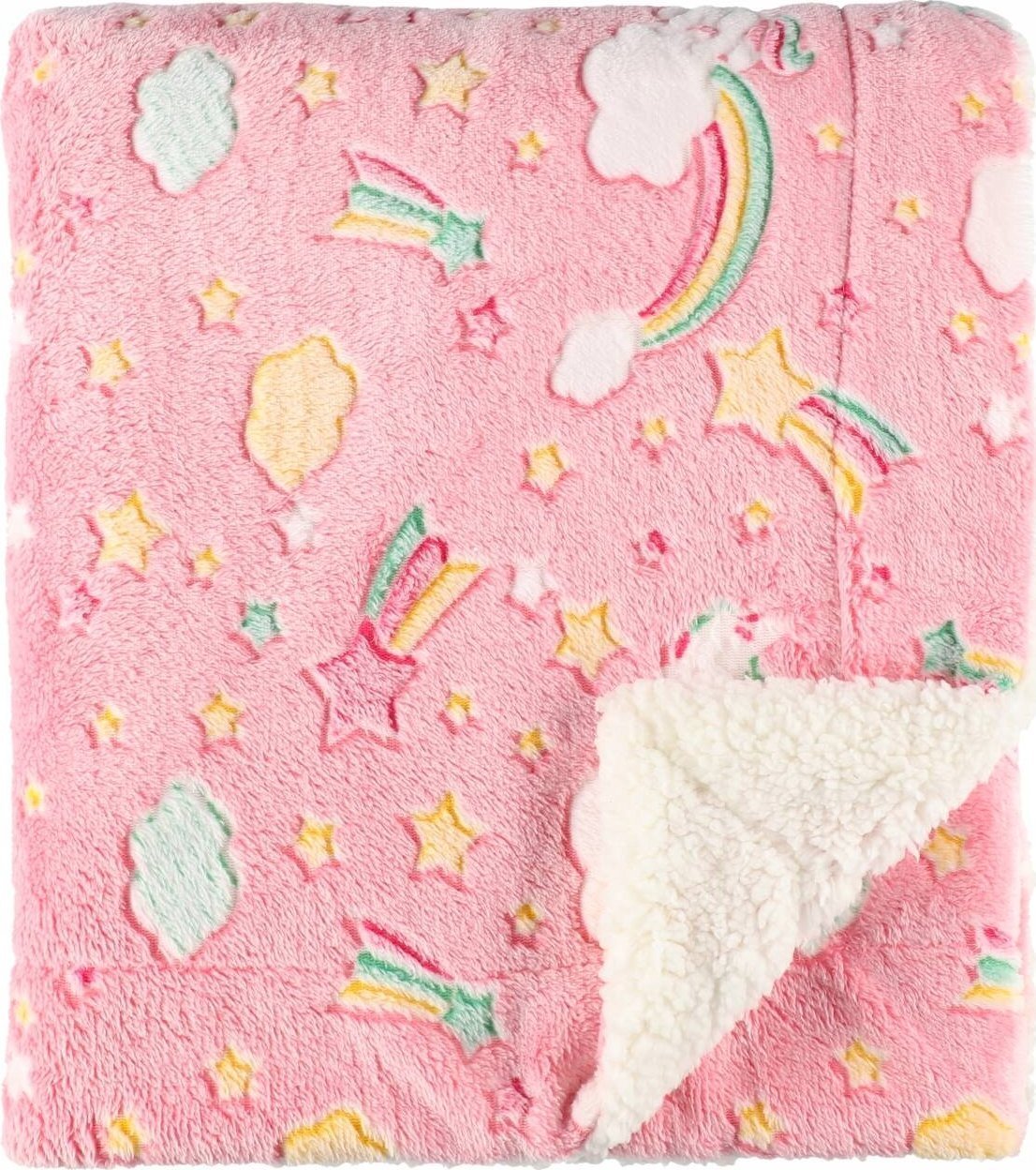 Narzuta dla dzieci świecąca w ciemności GLOW, 125 x 150 cm