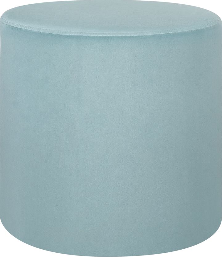 Beliani Puf welurowy 47 cm zielony LOVETT