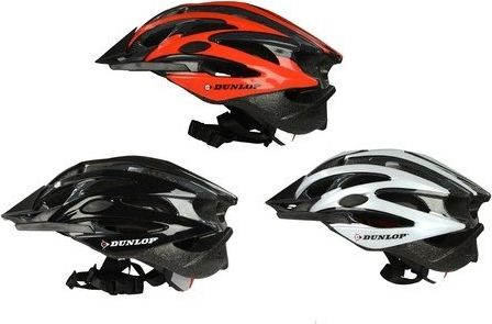 Dunlop Kask rowerowy regulowany czarny r. M