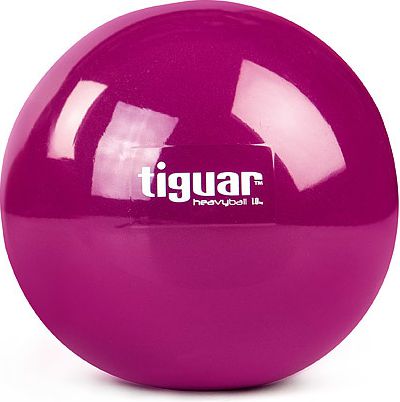 Tiguar Piłka do ćwiczeń Heavy Ball 1kg Tiguar Fioletowa r. uniw (TI-PHB010)