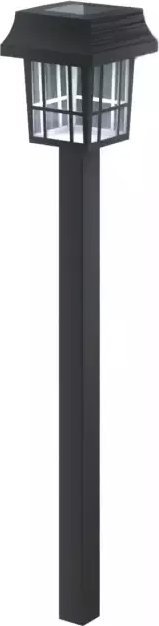 Aigostar Lampa ogrodowa solarna wbijana latarenka LED kolumna biała zimna Lampa ogrodowa solarna wbijana latarenka LED kolumna biała zimna