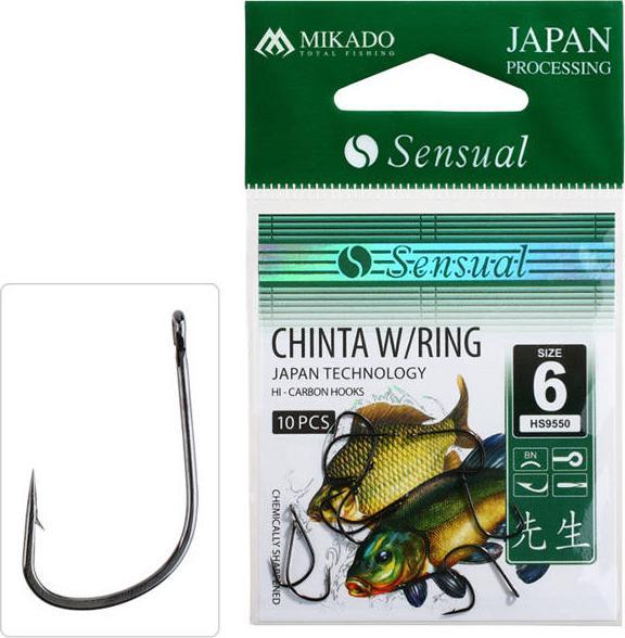 Mikado Haczyk Mikado Sensual Chinta W/Ring nr 8 BN 10szt.