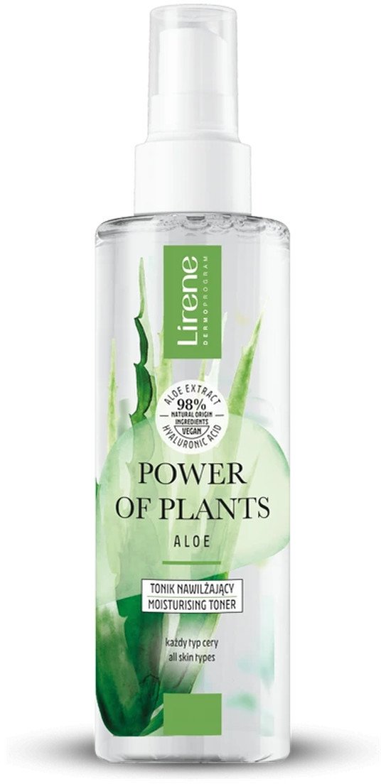 Lirene Power of plants Aloes Tonik nawilżający, 200 ml