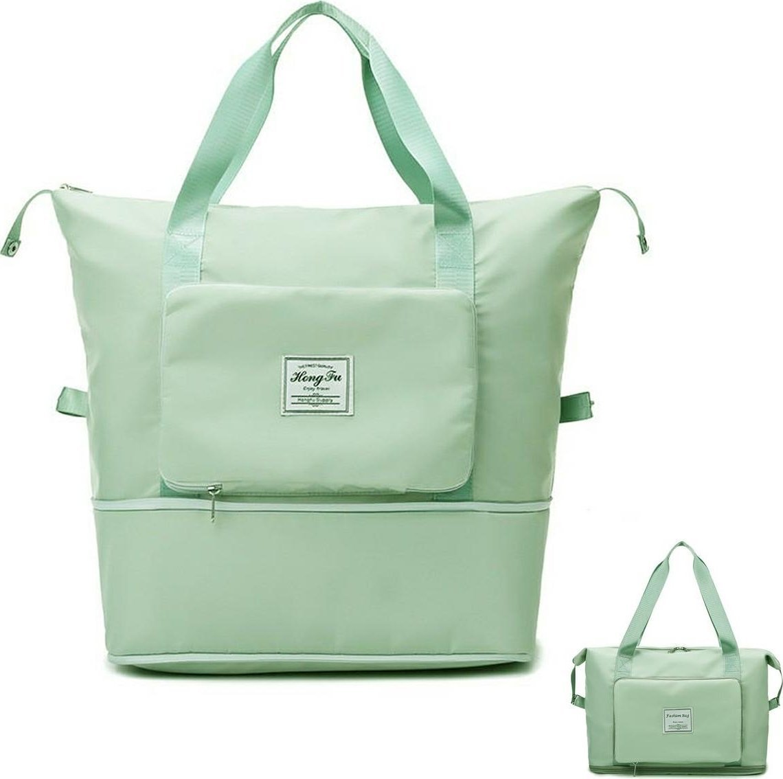 DA80B Torba regulowana podróżna plażowa zielona