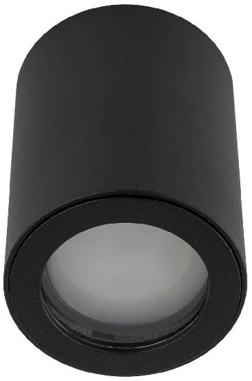 Lampa sufitowa TK Lighting Łazienkowa lampa sufitowa Ligno 10933 okrągła tubka IP44 czarny