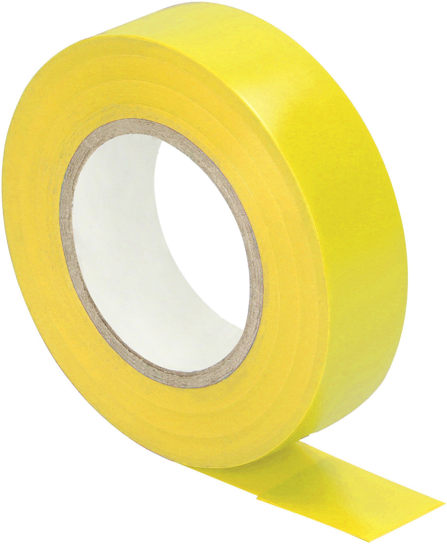 Zestaw 10 taśm izolacyjnych 19mm, żółta, uniepalniona, grubość 0,13mm, długość 20m