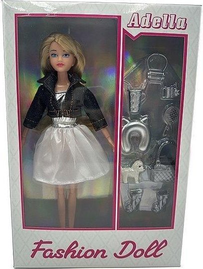 Lalka 29cm ze zginalnymi nogami z akcesoriami