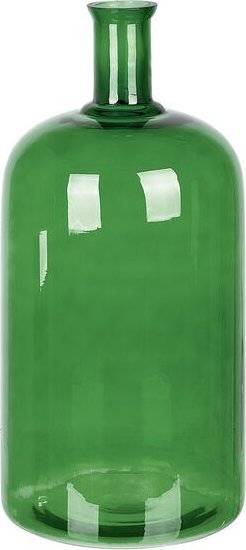 Beliani Wazon na kwiaty szklany 45 cm zielony KORMA!