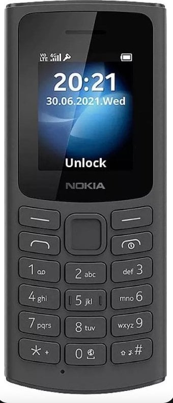Telefon komórkowy TELEFON GSM NOKIA 105 2021 CZARNY