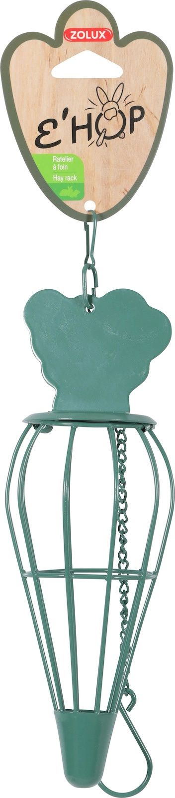 Zolux Paśnik na siano EHOP, marchewka, kol. zielony