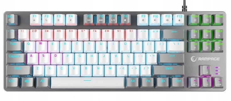 Klawiatura Rampage Snug KRGD Red Switch (SNUGK14RS-WG)