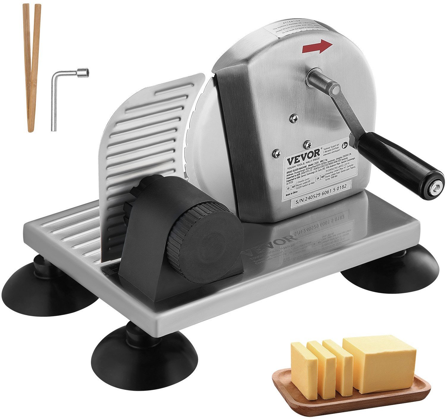 Krajalnica do CHLEBA WĘDLIN SERA WARZYW Ręczna 015,24 cm