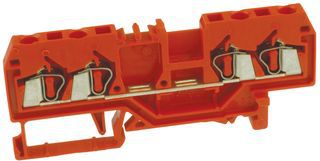 Wago Złączka szynowa 4-przewodowa 2,5mm2 czerwona (280-830)