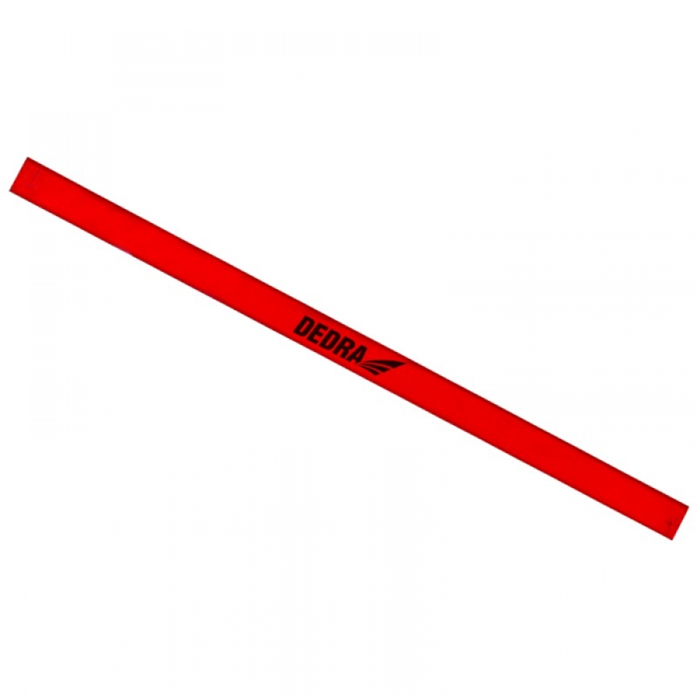 Dedra Ołówek stolarski HB 24,5cm czerwony - M9003