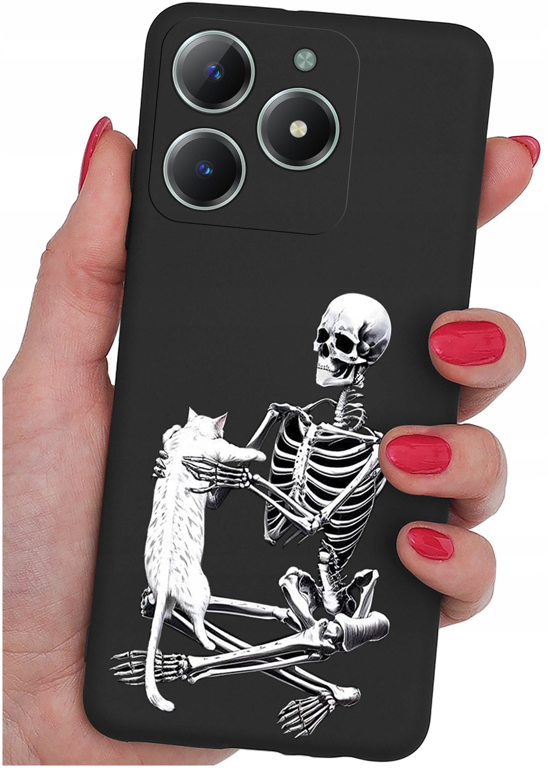 Etui do Realme C61 | C63 WZORY |SILIKONOWE MATT CASE + SZKŁO 9H