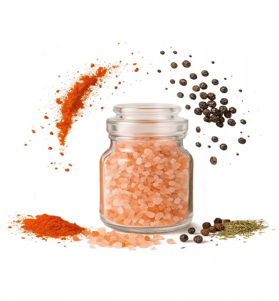 Bimberek SŁOIK SŁOICZEK POJEMNIK NA PRZYPRAWY 205ML SŁOIK SZKLANY NA ZIOŁA