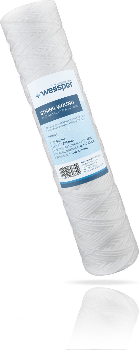 Wessper filtr do wody wkład 10' sznurkowy 5 mikronów