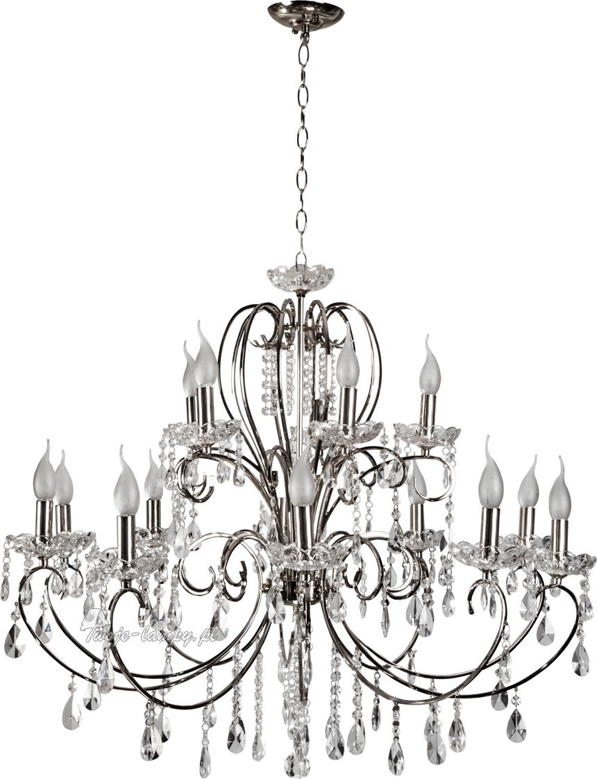 Lampa wisząca Candellux Aurora nowoczesna chrom (38-97579)