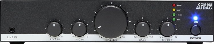 Audac AUDAC COM108 Public Address Amplifier 80W 100V