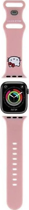 Hello Kitty Hello Kitty Silicone Kitty Head - Pasek do Apple Watch 38/40/41 mm (różowy)