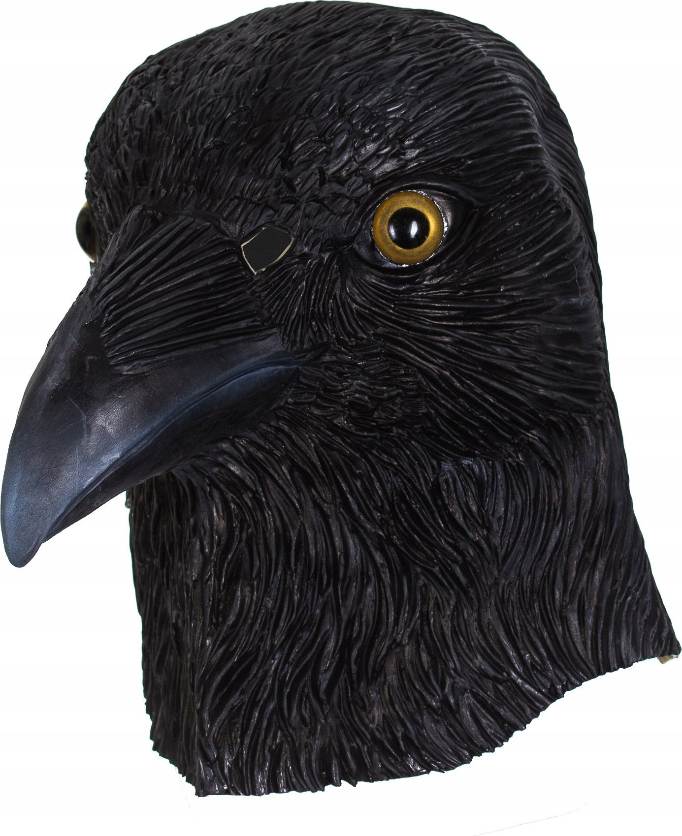 Profesjonalna lateksowa maska KRUK głowa kruka
