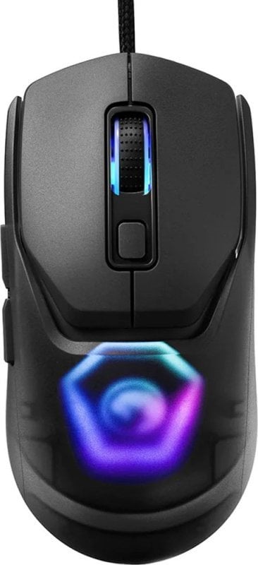 Mysz Marvo Marvo Mysz FIT LITE G1, 12000DPI, optyczna, 7kl., przewodowa USB, szara, do gry, podświetlenie RGB